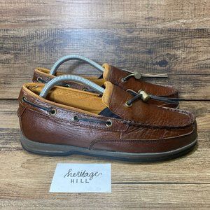 Cabelas Leather Loafer Shoes-Mens size 8.5 EE